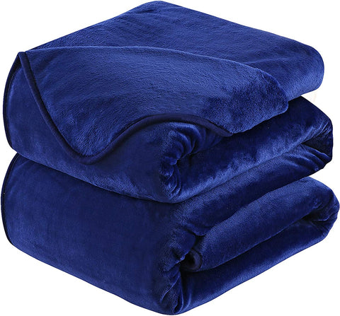 Soft Queen Size Blanket for All Season Warm Fuzzy Microplush Lightweight Thermal Fleece Summer Autumn Fall Winter Spring Blankets for Queen Full Bed Couch Sofa,90x90 Inches,Dark Gray