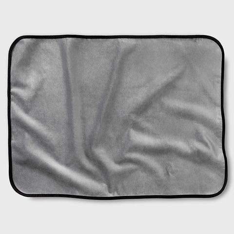 Waterproof Throw Blanket | Protector for People and Pets | Leak Proof Moisture Barrier - Regular Size, Micro-Velvet Red