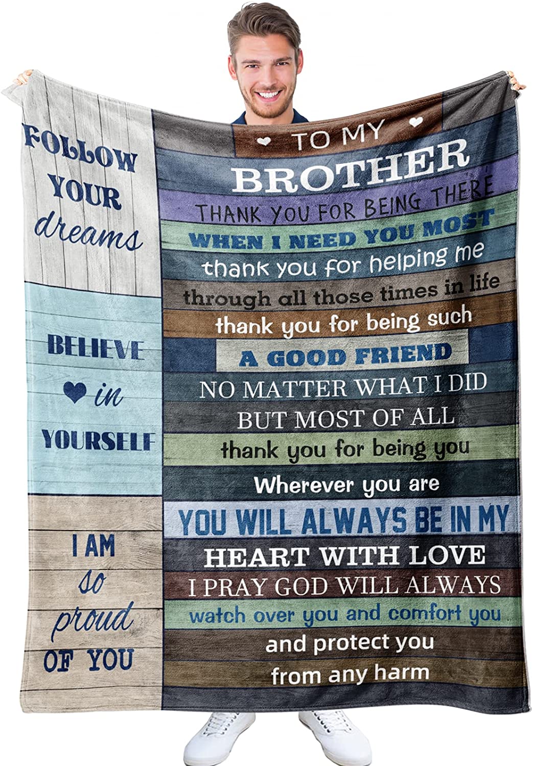 To My Husband Gifts from Wife, Romantic Gifts for Husband Him Men Birthday Anniversary Wedding Valentine's Day Gifts, Ultra Soft Flannel Fleece Throw Blanket Cozy Throws for Bed Sofa 50"x60"