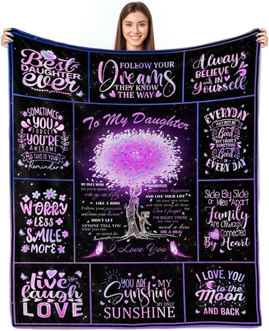 Sister Gifts Blanket, Sisters Gift from Sister, Sister Birthday Gifts from Sister, Birthday Gifts for Sister from Sisters, Gifts for Sister Throw Blanket, to My Sister Blanket 50"x60"