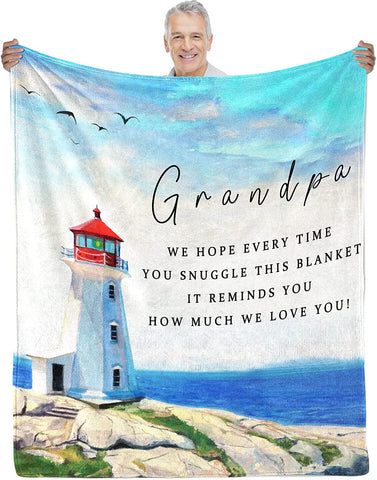 To My Uncle Blankets from Niece Birthday Gifts for Uncle from Nephew Blankets and Throws Ultra Soft Quilt Flannel Fleece Bed Blankets 50" 60"