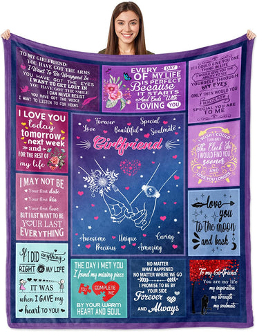 Niece Gifts from Auntie, Niece Blanket 60"x50", Niece Birthday Gifts from Aunt, Graduation Gifts for Niece from Uncle, Grown Niece Gift Ideas for Graduation Christmas, to My Niece Throw Blankets