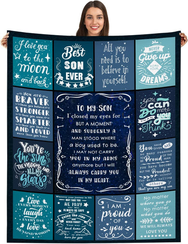 Gifts for Nephew from Aunt - Nephew Blanket Gifts from Auntie - Birthday for Nephew from Aunt - Nephew Graduation Gifts Throw Blanket 50"x60"