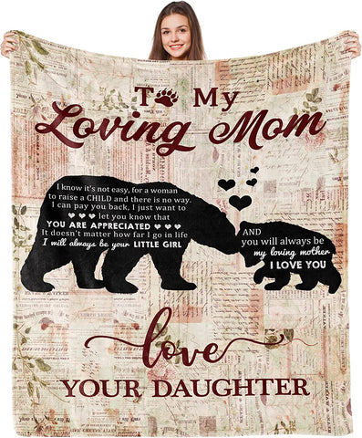 to My Daughter Blanket Mothers Birthday Gifts for Daughter from Dad Gifts for Daughter from Dad Best Daughter Gift Ideas for Daughter from Dad Throw Blanket 50×60inch