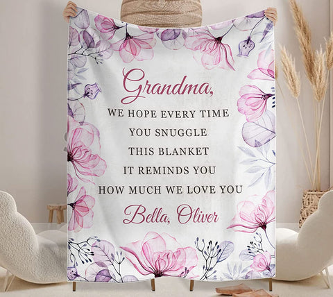 Air Mail Letter to My Friend Throw Blanket, Gift to My Friend Blanket from Best Friend,Customized Name,Custom Blanket for Birthday, Christmas, Thanksgiving, Graduation