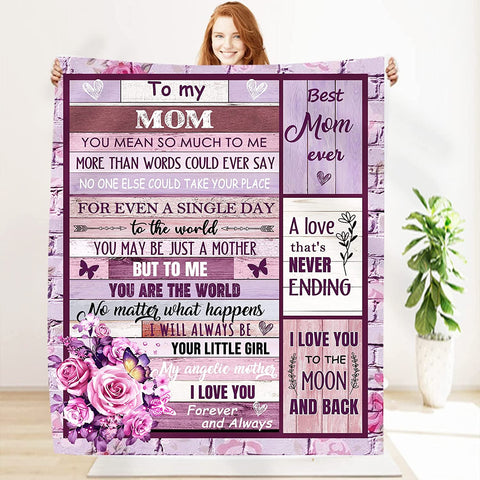 Auntie Gifts from Niece, Aunt Birthday Throw Blanket Gifts Soft Fleece Mother's Day Blankets for Travel Beach 50" x 60"