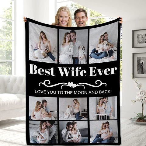 Personalized Blanket for Sister - Sister Birthday Gifts for Sister, Sister Gifts from Sister Brother, Sister Birthday Gifts from Sister, Best Sister Gifts for Women, Custom Blanket