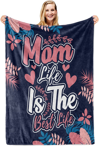 Mother in Law Gifts from Daughter, Birthday Gifts for Mother in Law, Christmas Birthday Mother's Day Thanksgiving Day, Best Mom in The World (65 X 50 Inches)