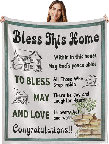 to Neighbor Blankets, Neighbor Blankets, Gifts for Neighbor, Moving Away Farewell Goodbye Gift, Super Soft Flannel Fleece Throw Blankets 50x60 inches