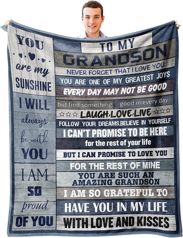Gifts for Husband Boyfriend Blanket 60’’x50’’ Boyfriend Husband Birthday Gifts, i Love You Gifts for him, to My Husband Gift, Anniversary Christmas Wedding Romantic Valentines Gift for Husband