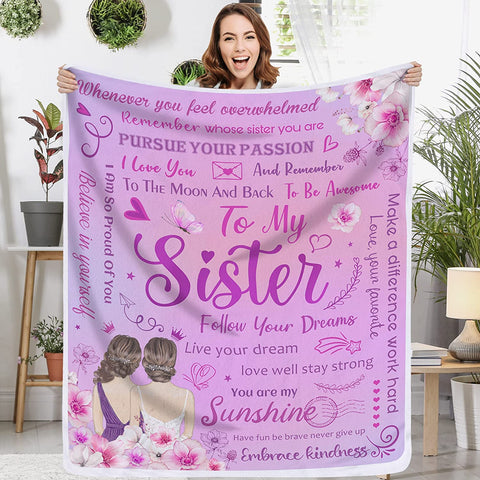 Aunt Gifts for Mothers Day, Throw Blanket, Gifts for Aunt on Mothers' Day, Aunt Gifts, Gifts for Aunt from Niece Nephew, Soft Teal Blanket 50 X 60, Auntie Aunt Gifts from Niece Nephew, Gifts for Aunt