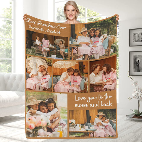 Personalized Blanket for Sister - Sister Birthday Gifts for Sister, Sister Gifts from Sister Brother, Sister Birthday Gifts from Sister, Best Sister Gifts for Women, Custom Blanket