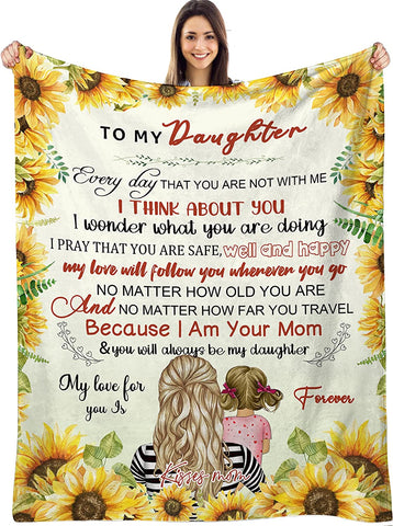 to My Best Friend Blanket for Women Ultra Soft Flannel Throw Blanket for Friends BFF Bestie Girls Birthday Anniversary 50 x 60 Inch
