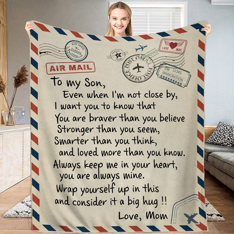 Wife Gifts Blanket, My from Husband, to Blanket Letter Personalized for Her Wedding Anniversary Romantic Throw Husband,Birthday Letter to Wife Blanket Large (60x80 inches)