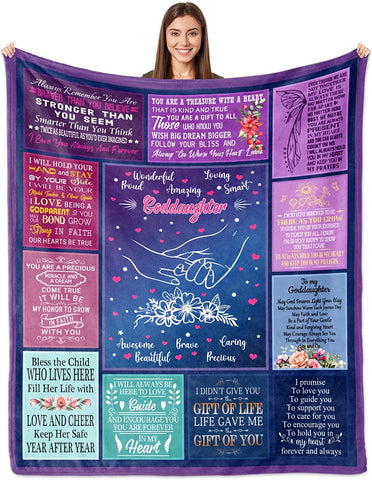Niece Gifts from Auntie, Niece Blanket 60"x50", Niece Birthday Gifts from Aunt, Graduation Gifts for Niece from Uncle, Grown Niece Gift Ideas for Graduation Christmas, to My Niece Throw Blankets
