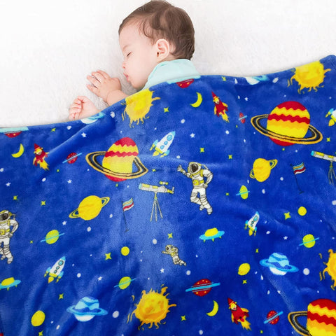 Dinosaur Blanket for Boys, Kids Dinosaur Throw Blanket for Boys and Girls, Fluffy Cozy Dinosaur Fleece Blanket with Vibrant Colors and Cute Design, Soft and Warm Throw Blanket - 50x60 Inches