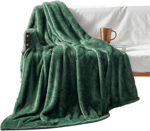 Plush Extra Large Fleece Throw Blanket for Couch,Bed and Sofa (50x70 inches, Dusty Pink) Soft, Warm, Lightweight