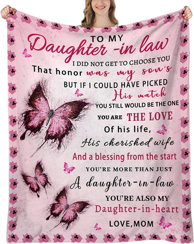 Granddaughter Gifts from Grandma, Gifts for Granddaughter Birthday Gifts, Graduation Gifts for Granddaughter, Granddaughter Throw Blanket 60"x50"