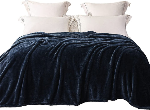Plush Extra Large Fleece Throw Blanket for Couch,Bed and Sofa (50x70 inches, Dusty Pink) Soft, Warm, Lightweight