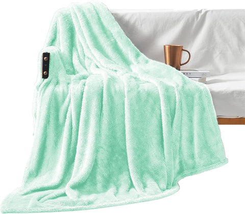 Plush Extra Large Fleece Throw Blanket for Couch,Bed and Sofa (50x70 inches, Dusty Pink) Soft, Warm, Lightweight