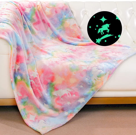 Dinosaur Blanket for Boys, Kids Dinosaur Throw Blanket for Boys and Girls, Fluffy Cozy Dinosaur Fleece Blanket with Vibrant Colors and Cute Design, Soft and Warm Throw Blanket - 50x60 Inches