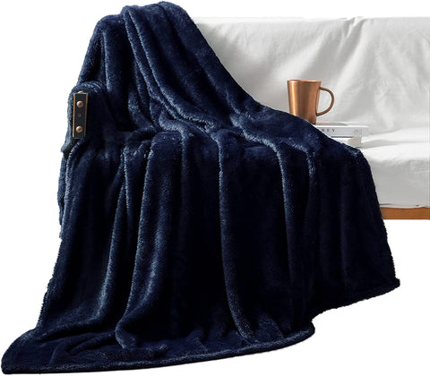 Plush Extra Large Fleece Throw Blanket for Couch,Bed and Sofa (50x70 inches, Dusty Pink) Soft, Warm, Lightweight