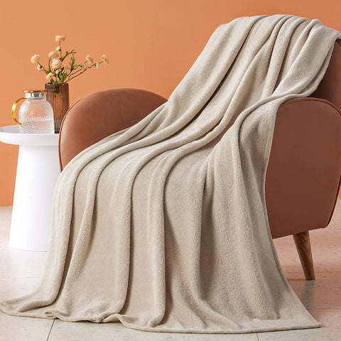 Fleece Throw Blanket for Couch Sofa or Bed Throw Size, Soft Fuzzy Plush Blanket, Luxury Flannel Lap Blanket, Super Cozy and Comfy for All Seasons (Graphite, 50" x 60")