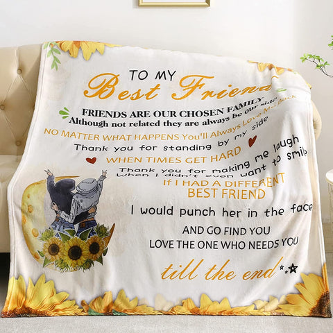 Christian Blanket Gifts for Women, Inspirational Religious Scripture Birthday for Women Men Friends Mother Father, Bible Verse Prayers, 50x60 Inch