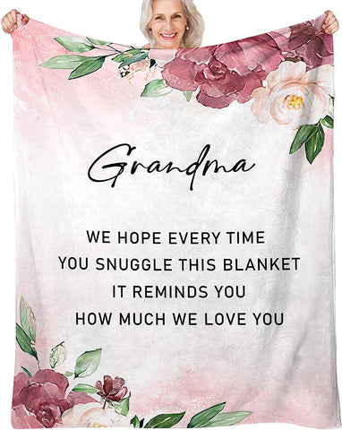 Aunt Gifts from Niece, Birthday Gifts for Aunt Blanket Auntie Gifts from Niece or Nephew Throws Blanket 50" x 60"