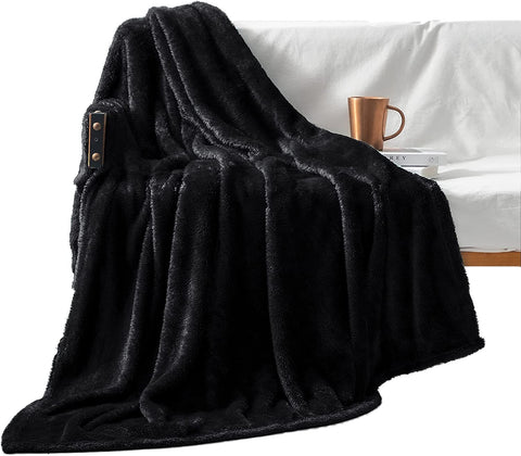 Plush Extra Large Fleece Throw Blanket for Couch,Bed and Sofa (50x70 inches, Dusty Pink) Soft, Warm, Lightweight
