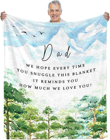 To My Uncle Blankets from Niece Birthday Gifts for Uncle from Nephew Blankets and Throws Ultra Soft Quilt Flannel Fleece Bed Blankets 50" 60"