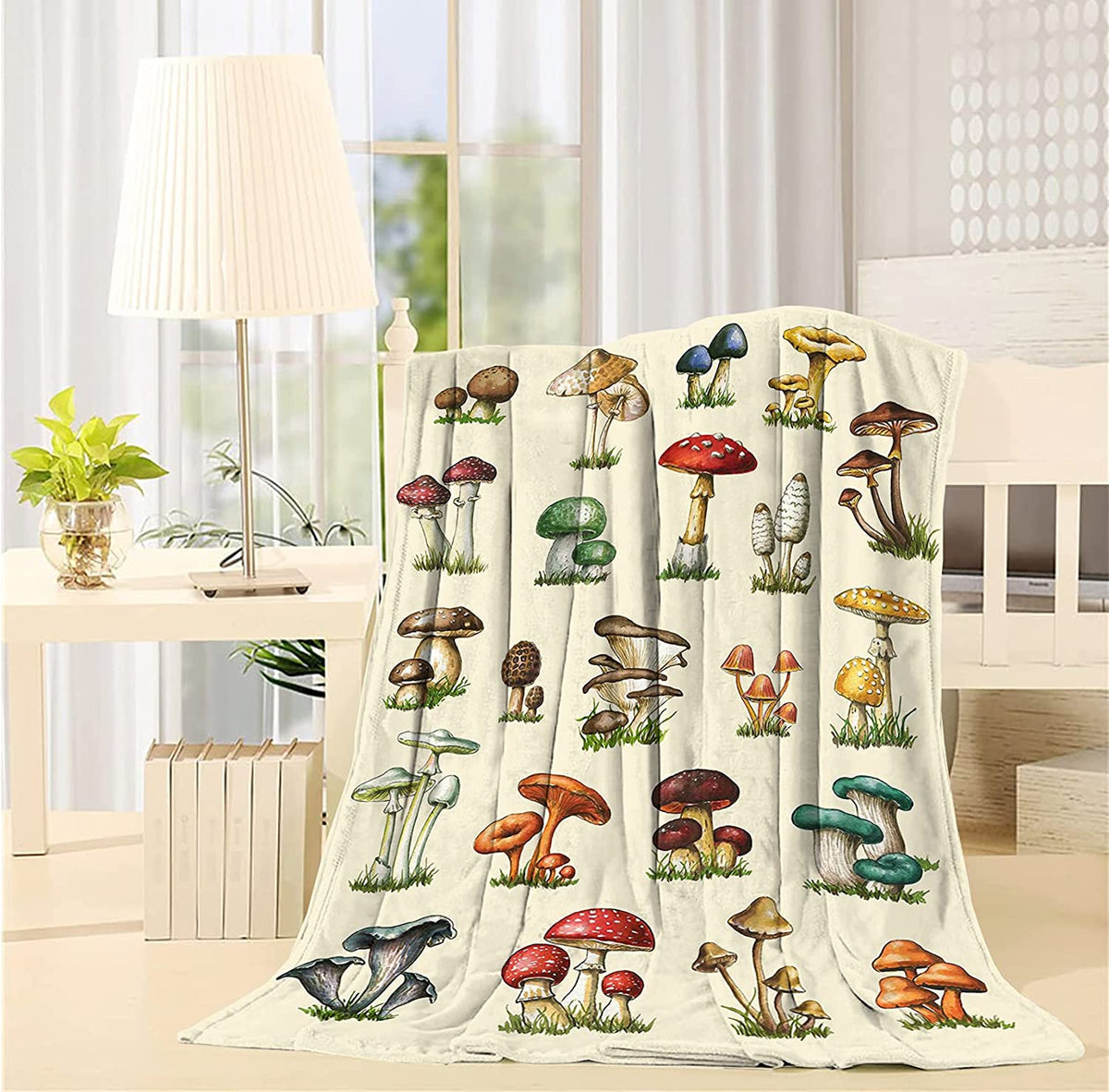 Dinosaur World Blanket Throw, Flannel Fleece Ultra-Soft Fluffy Throw Unisex Light Comfort Blanket for Couch, Sofa Living Room and Camping 40" x 50"