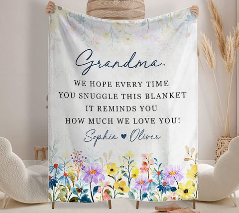 Air Mail Letter to My Friend Throw Blanket, Gift to My Friend Blanket from Best Friend,Customized Name,Custom Blanket for Birthday, Christmas, Thanksgiving, Graduation