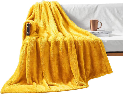 Plush Extra Large Fleece Throw Blanket for Couch,Bed and Sofa (50x70 inches, Dusty Pink) Soft, Warm, Lightweight