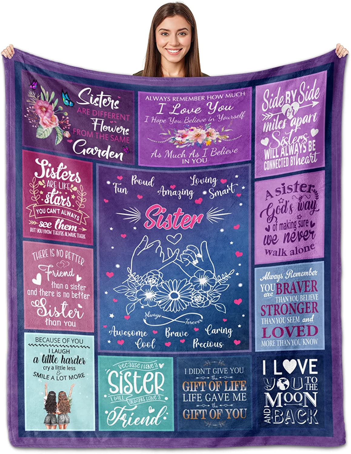 Niece Gifts from Auntie, Niece Blanket 60"x50", Niece Birthday Gifts from Aunt, Graduation Gifts for Niece from Uncle, Grown Niece Gift Ideas for Graduation Christmas, to My Niece Throw Blankets