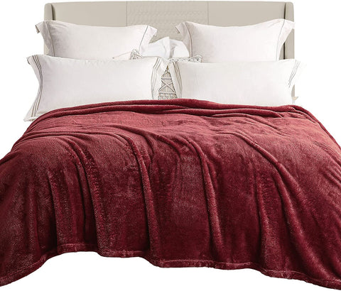 Plush Extra Large Fleece Throw Blanket for Couch,Bed and Sofa (50x70 inches, Dusty Pink) Soft, Warm, Lightweight