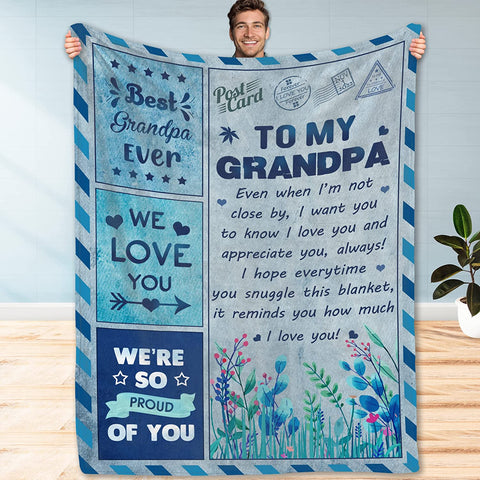 Grandma Gifts, Blankets for Grandma, Gifts for Grandma Mom Form Granddaughter Grandkids Grandson Grandchildren, Grandma Gifts for Birthday Christmas New Year Blanket Throw