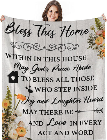 Gifts for Neighbors Blanket, Neighbor Gifts for Women - Printed Throw Blanket for Neighbors, Best Neighbor Gifts for Christmas, Birthday, Thanksgiving Day 50x60 Inches
