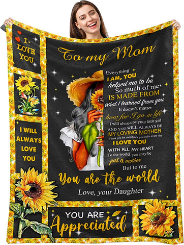 Mothers Day Birthday Gifts for Wife from Husband, Anniversary Wedding Gifts for Her,Wife Birthday Gift Ideas,to My Wife Blanket from Husband,Christmas Valentines Gifts for Wife 60'' x 50''