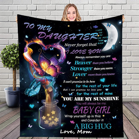 Birthday Gifts for Wife, Anniversary Wedding Mother's Day Romantic Gifts for her, Wife Birthday Gift Ideas from Husband to My Wife Blanket, I Love You Gifts for her, Wife Blanket 60''x50''