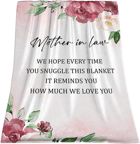 Aunt Gifts from Niece, Birthday Gifts for Aunt Blanket Auntie Gifts from Niece or Nephew Throws Blanket 50" x 60"