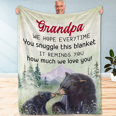 Grandma Gifts, Blankets for Grandma, Gifts for Grandma Mom Form Granddaughter Grandkids Grandson Grandchildren, Grandma Gifts for Birthday Christmas New Year Blanket Throw