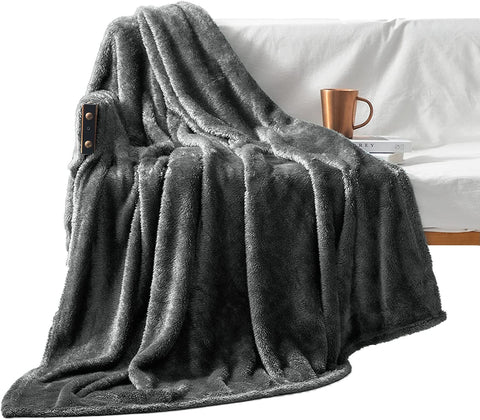 Plush Extra Large Fleece Throw Blanket for Couch,Bed and Sofa (50x70 inches, Dusty Pink) Soft, Warm, Lightweight