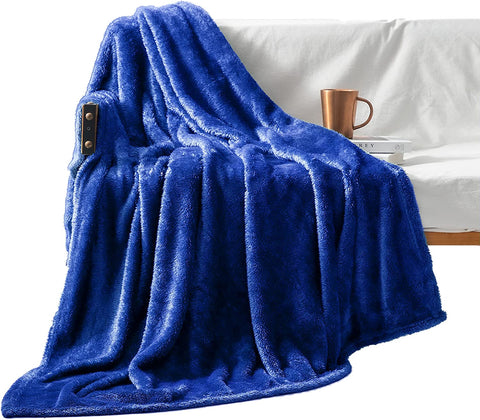 Plush Extra Large Fleece Throw Blanket for Couch,Bed and Sofa (50x70 inches, Dusty Pink) Soft, Warm, Lightweight