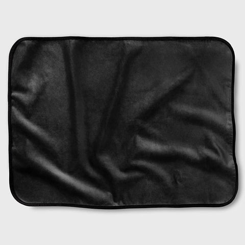 Waterproof Throw Blanket | Protector for People and Pets | Leak Proof Moisture Barrier - Regular Size, Micro-Velvet Red