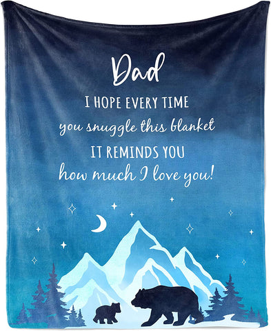 Grandpa Gifts Blanket 60"x50", Gifts for Grandpa from Granddaughter Grandson, Grandpa Gifts from Grandchildren, Best Granddad Gifts, Great Grandfather Gifts Ideas Throw Blankets