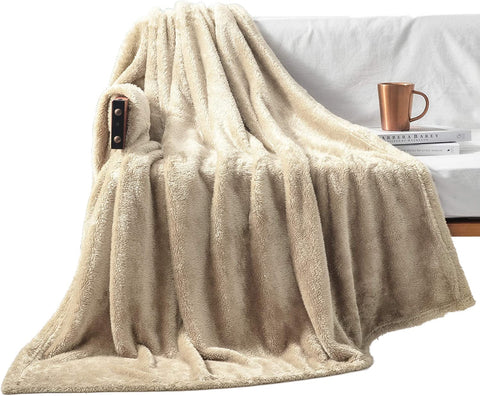 Plush Extra Large Fleece Throw Blanket for Couch,Bed and Sofa (50x70 inches, Dusty Pink) Soft, Warm, Lightweight