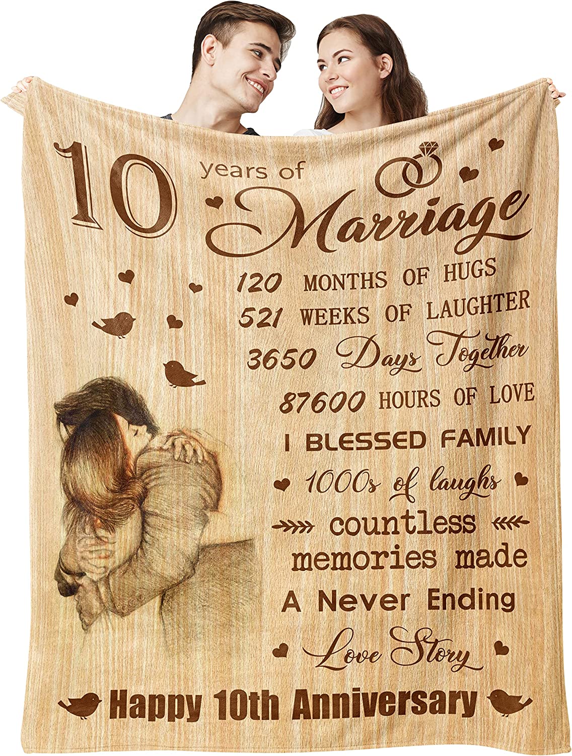 Gifts for Boyfriend Husband Blanket, I Love You Gifts for Him, Romantic Gifts for Men, Anniversary Birthday Gifts for Boyfriend, Valentines Day Gifts for Boyfriend Throw Blankets 50"X60"