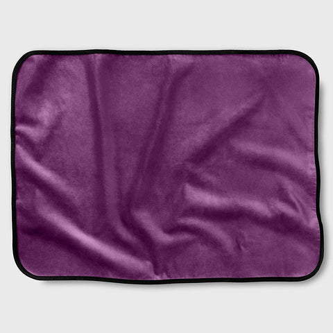 Waterproof Throw Blanket | Protector for People and Pets | Leak Proof Moisture Barrier - Regular Size, Micro-Velvet Red