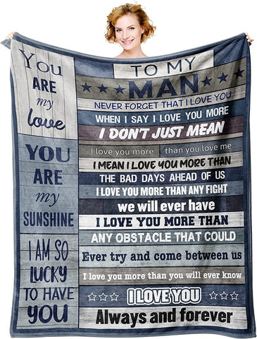 Son in Law Blanket 60’’x50’’, Son in Law Gifts from Mother in Law, to My Son in Law Gifts Ideas, Son-in-Law Gifts Throw Blanket, Best Gift Ideas for Son in Law Birthday Christmas Father’s Day
